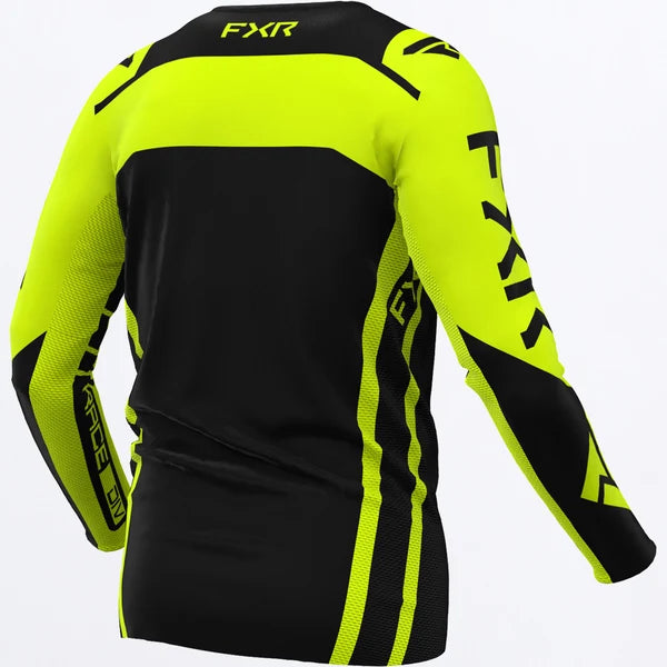 FXR Contender MX Jersey Black/HiVis
