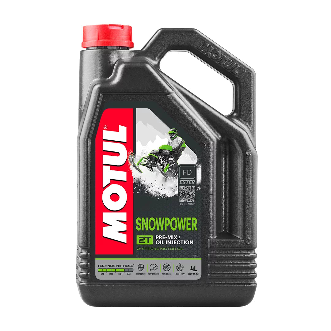 MOTUL SNOWPOWER 2T TECHNOSYNTEETTINEN MOOTTORIKELKKAÖLJY 4L