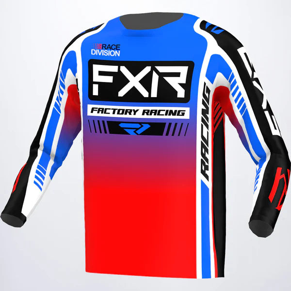 FXR Clutch Pro MX Jersey Blue/Red/White