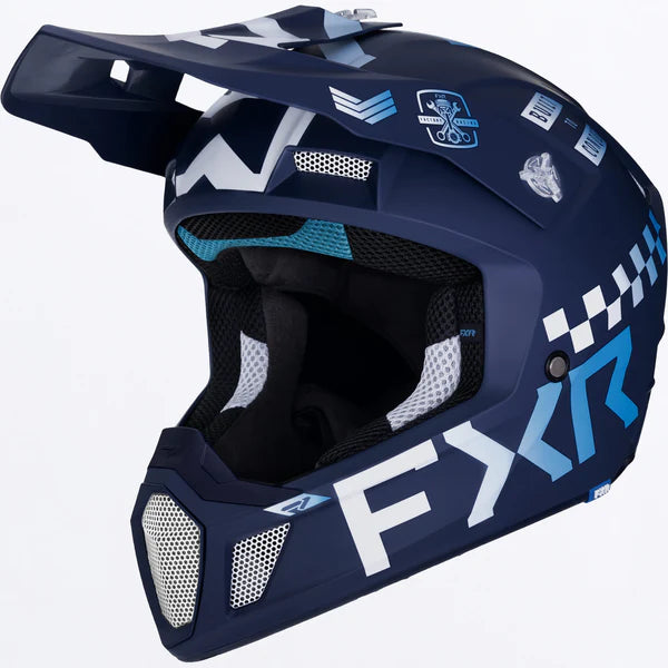 FXR Clutch Gladiator Helmet Blue