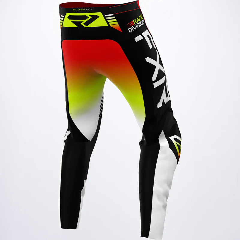 Fxr Youth Clutch Pro MX Pant Black/White/HiVis