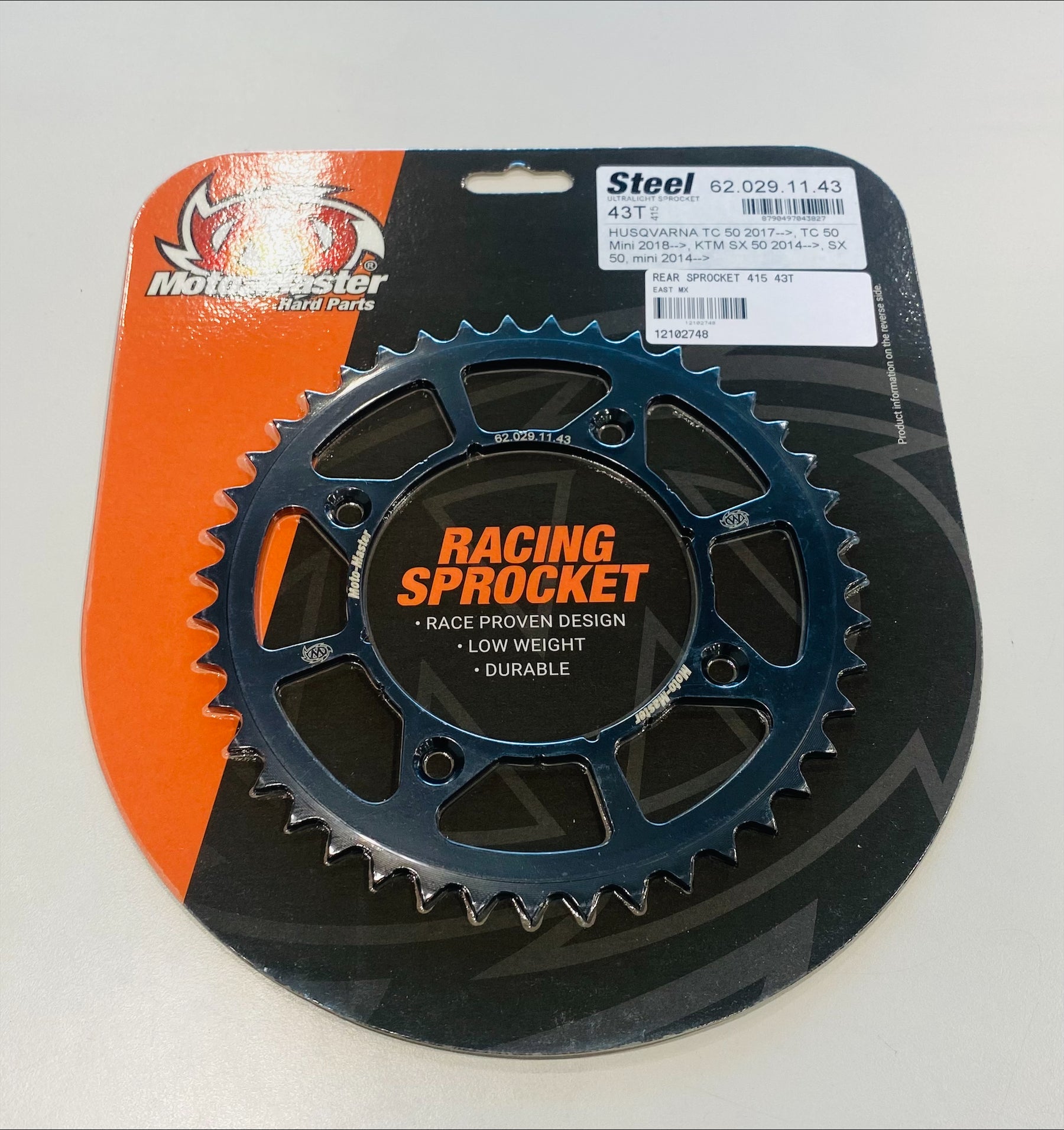 REAR SPROCKET 415 43T