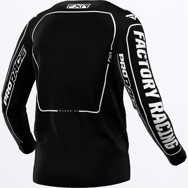 FXR Clutch MX Jersey Black/White