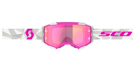 Scott Goggle Fury Jorge Prado 61 ED white/pink pink chrome works