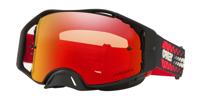 Oakley Goggles Airbrake MX Black/Red Colorshift Prizm MX Torch