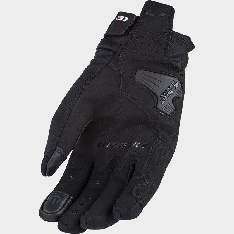 LS2 JET 2 GLOVES BLACK