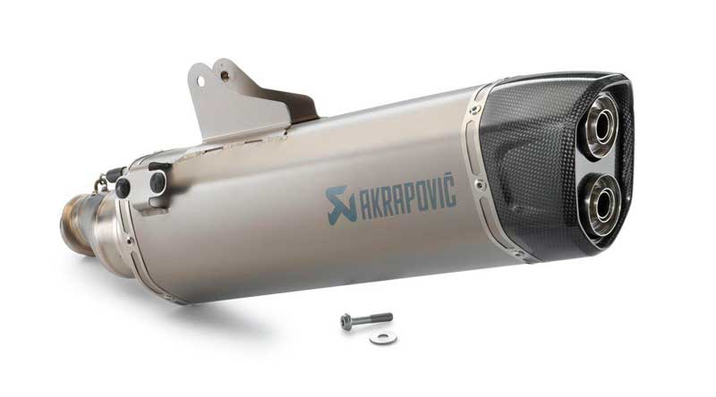 AKRAPOVIČ Muffler with cat. conv. Slip-on