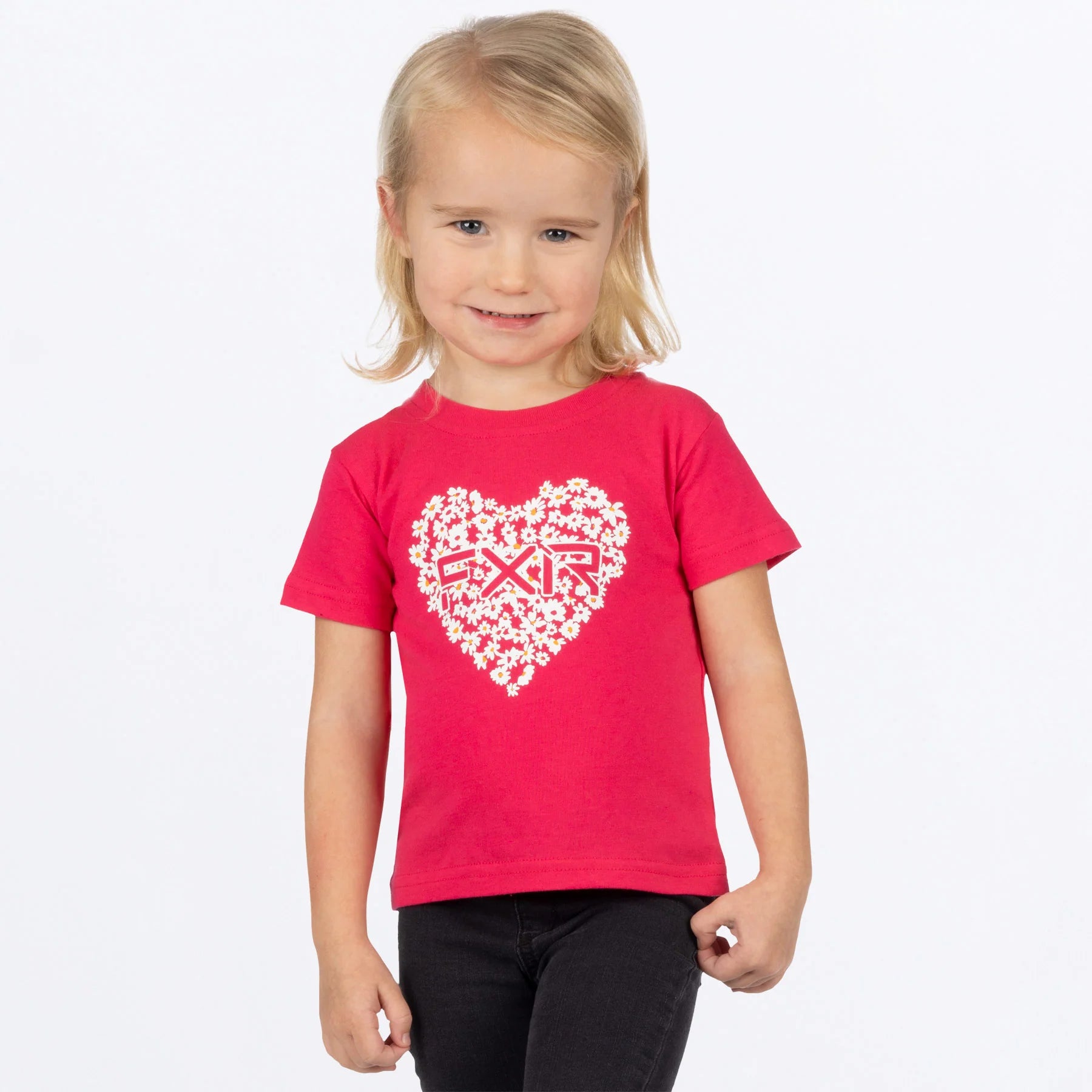 FXR Toddler Daisy T-Shirt 24 Razz