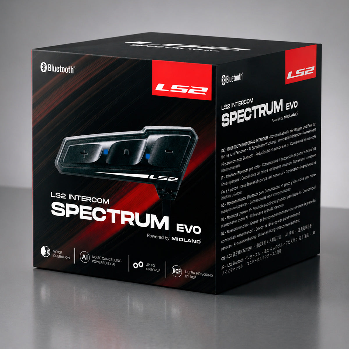 LS2 INTERCOM SPECTRUM EVO kypäräpuhelin