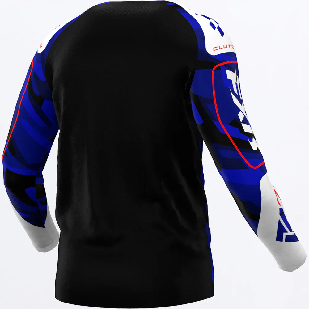 Kids Clutch MX Jersey Blue Camo