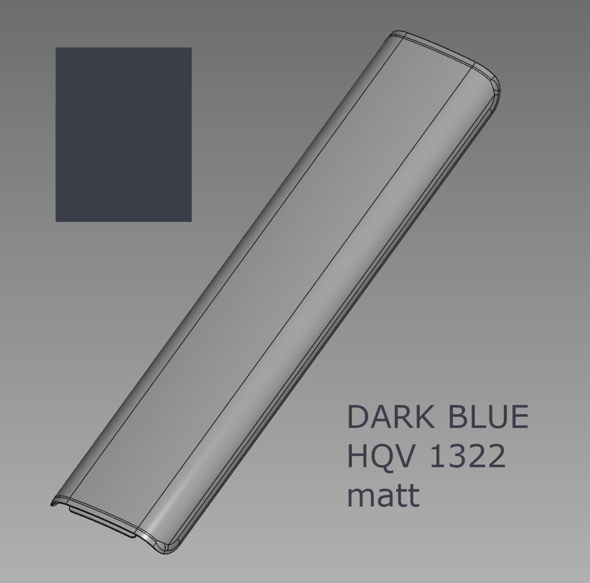 BATTERY COVER HQV 1322 MATT WI 518L-009-423