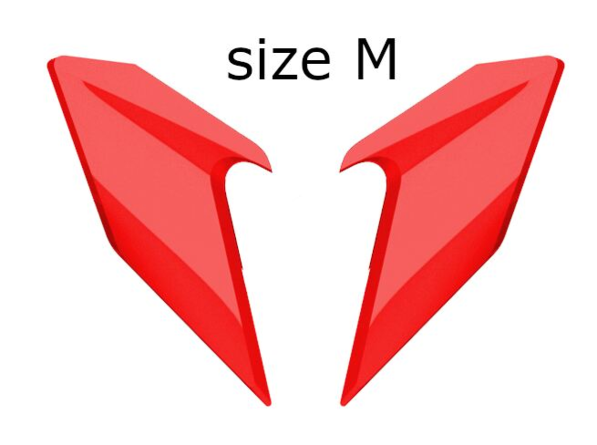 SIDE WING SIZE M, RED 8768700008