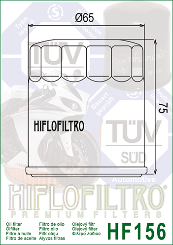 HiFlo öljynsuodatin HF156