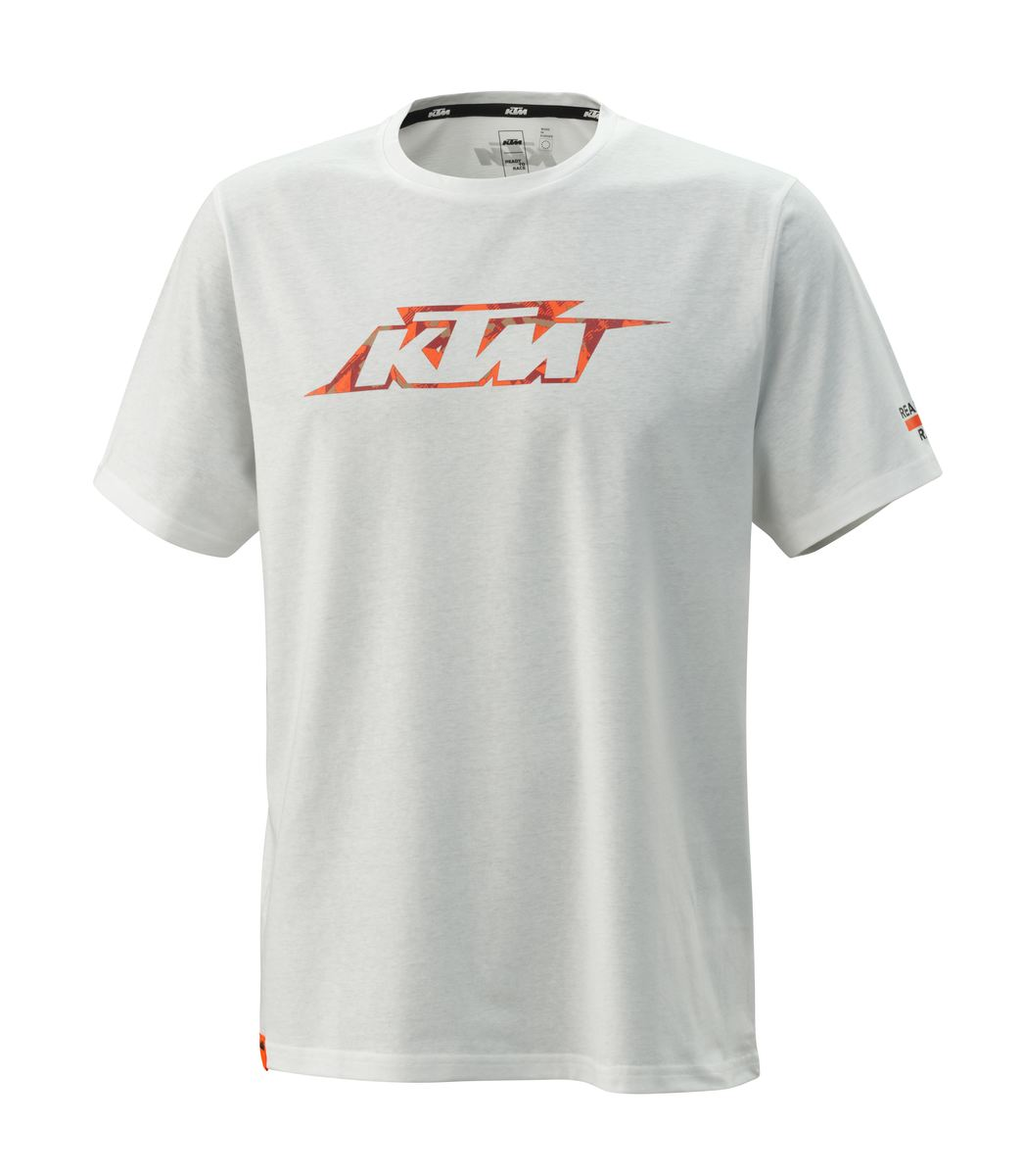 KTM CAMO TEE WHITE