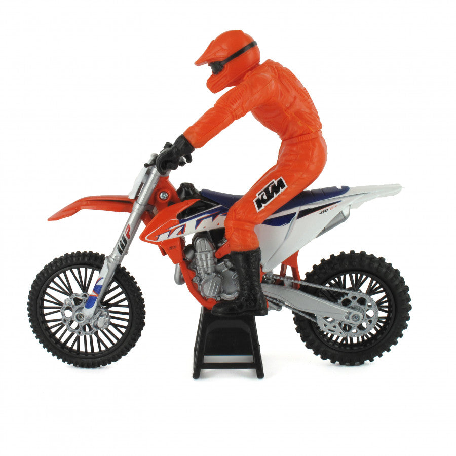 New-Ray, 1:12 KTM 450 SX-F, KULJETTAJAN KANSSA