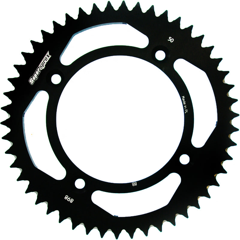 Supersprox Alumiini takaratas RAL-898::46 Musta