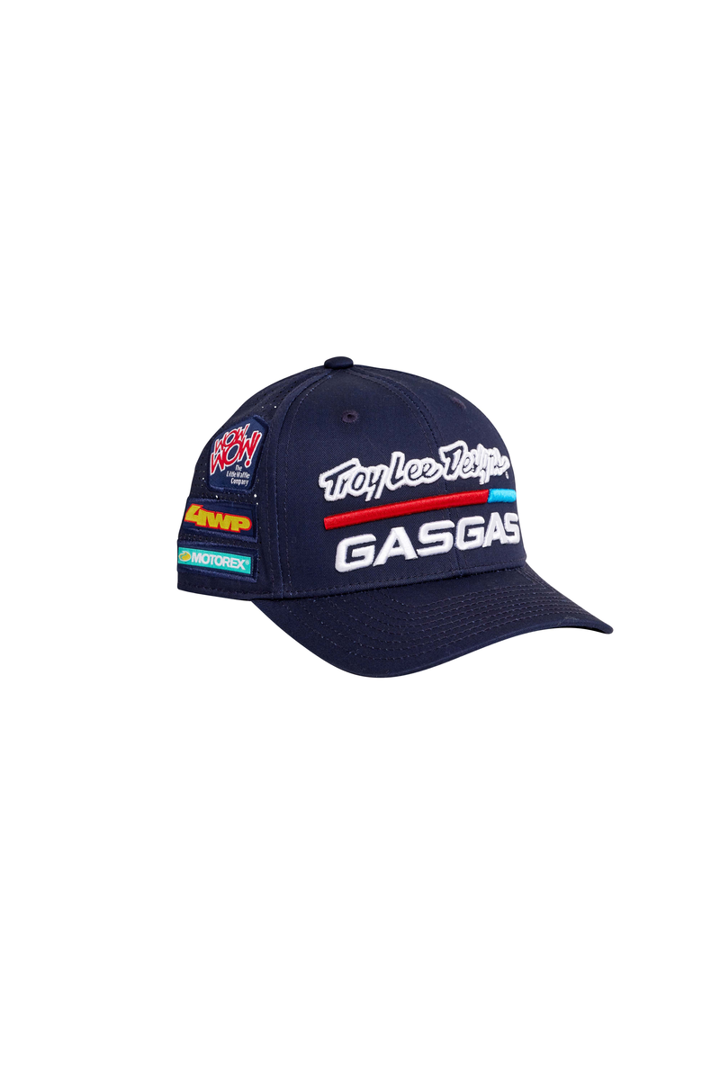 TroyLeeDesing GASGAS TEAM Lippis käyrällä lipalla NAVY