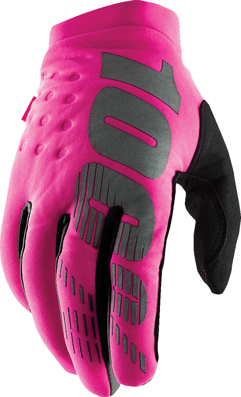 100% BRISKER GLOVE WOMEN PINK/BLACK