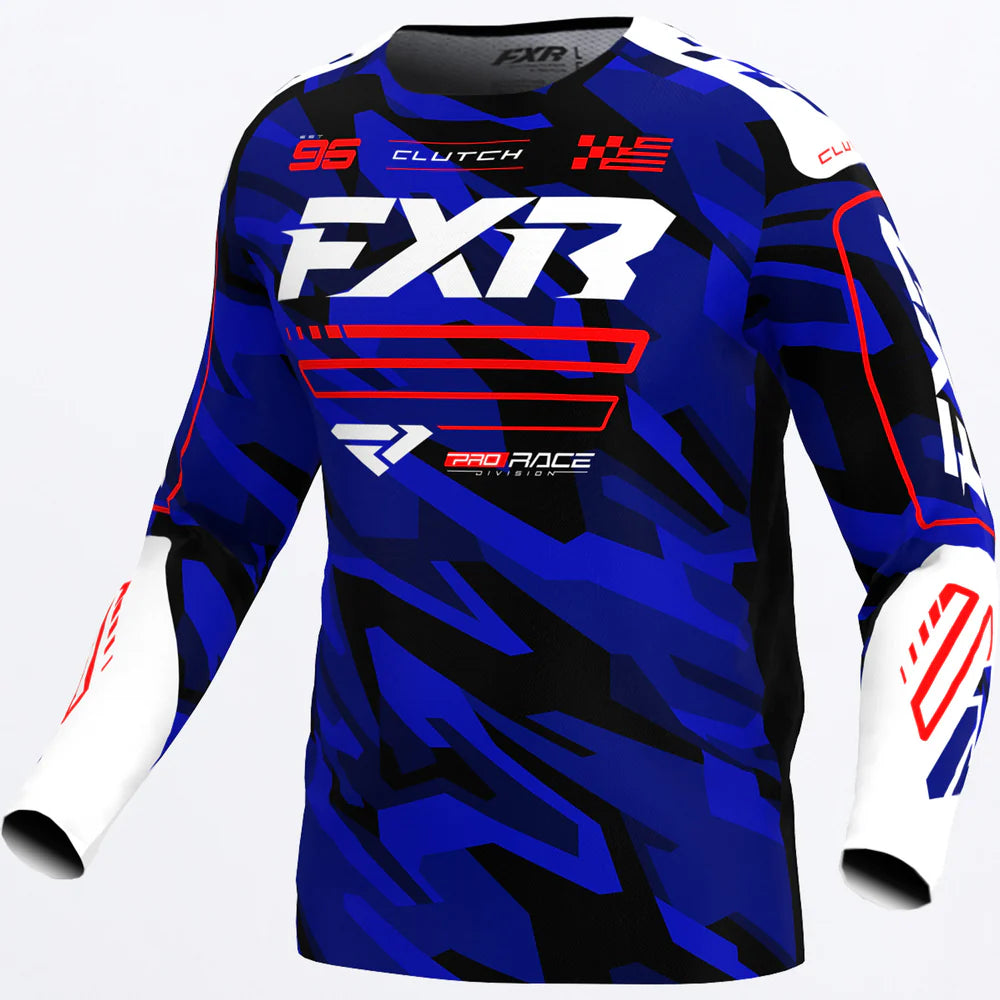 Kids Clutch MX Jersey Blue Camo