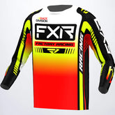 FXR Youth Clutch Pro MX Jersey Black/White/HiVis