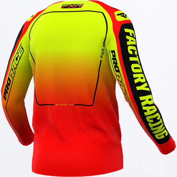 FXR Yth Clutch MX Jersey Inferno