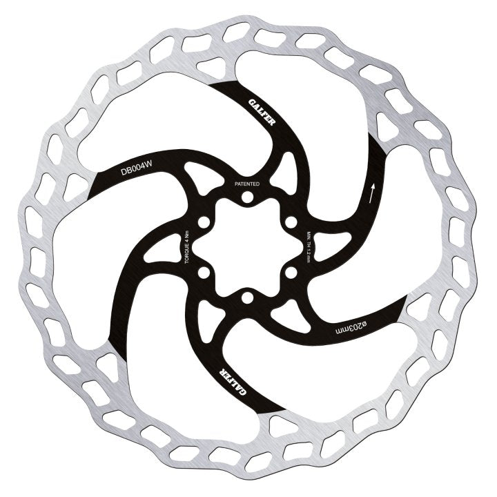Galfer Wave Fixed jarrulevy 180x1,8mm 6-bolt DB003W