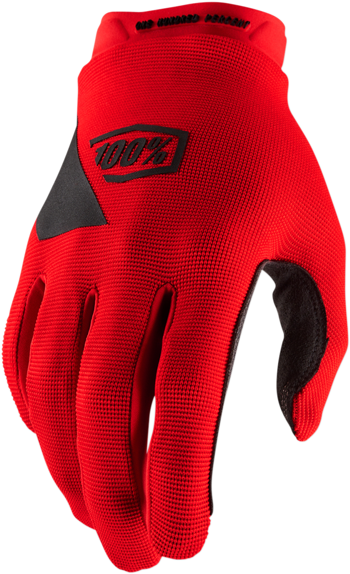 GLOVE RIDECAMP YTH RED