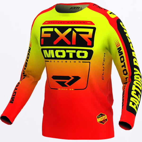 FXR Yth Clutch MX Jersey Inferno