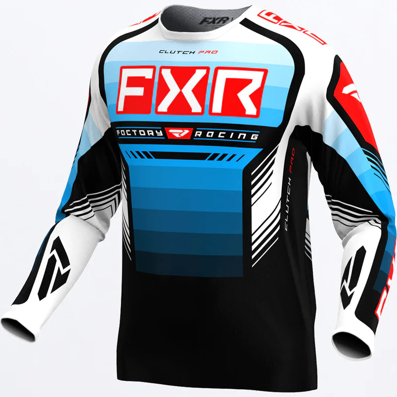 FXR Clutch Pro MX Jersey Blue/Red/Black