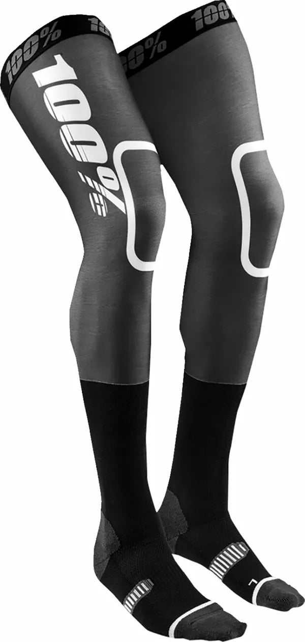 100% REV Knee Brace Performance Moto Socks