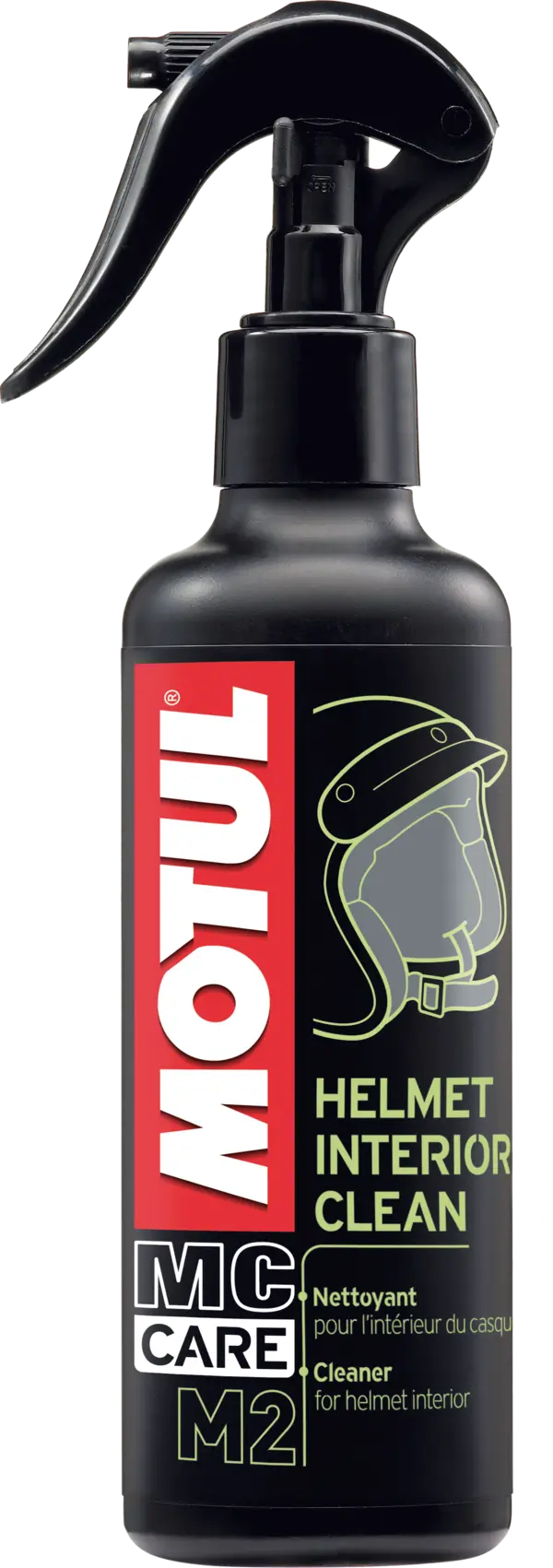 Motul M2 Helmet interior clean