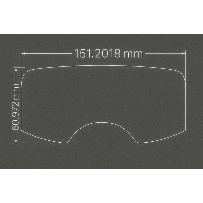 Vizor-x Protective films Oakley Airbrake / Leatt 6.5 Velocity (Pack of 2)