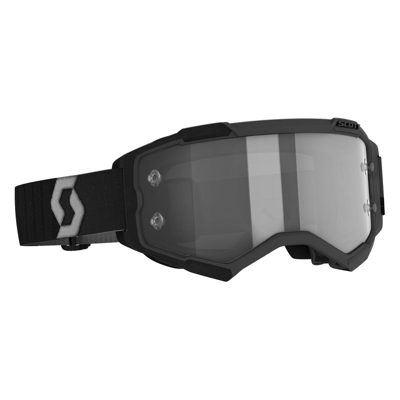 Scott Goggle MX Fury LS black/grey light sensitive grey works