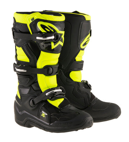 Alpinestars Saapas Tech 7s Junior Musta/Fluo 37 (4)