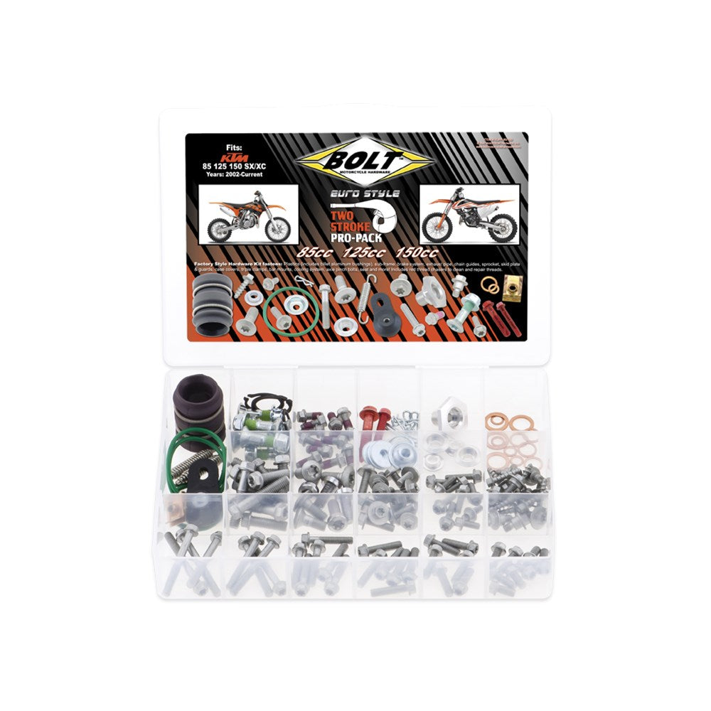 Pro pack, KTM/HVA 85/125/150