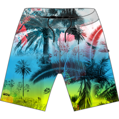 FXR Beach Short 23-Prism Tropic