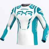 FXR Vapor Air MX Jersey Reef White