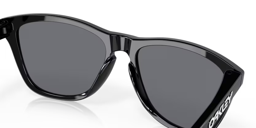OAKLEY Frogskins polished black w/grey