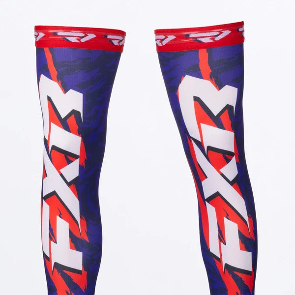 FXR Riding Sock Navy/Purple/Nuke