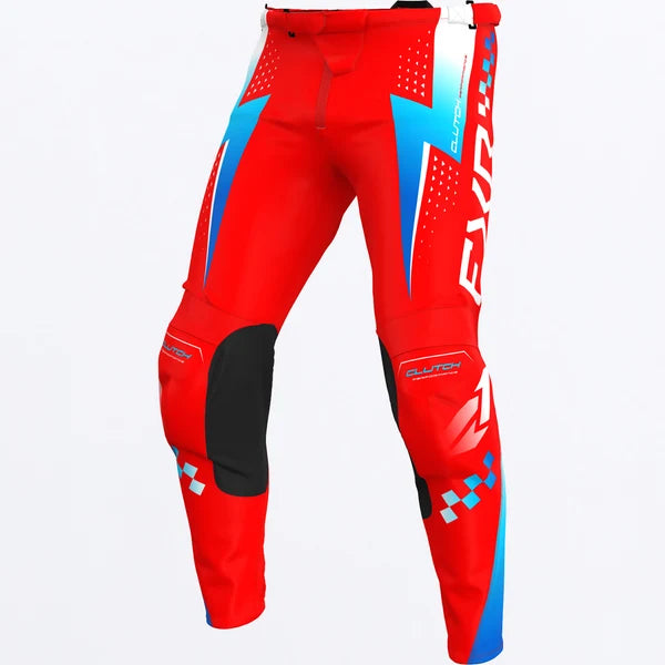 FXR Clutch Pro MX Pant  Red/Blue/White