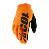 100% BRISKER GLOVES ADULT ORANGE