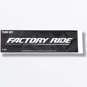 Factory Ride Roll-Off Tear-Offs 22-Clear-10 Pack
