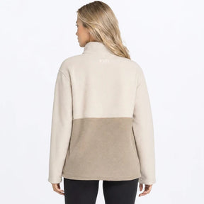 FXR W Aspen 1/4 Zip Fleece  Sand/Stone
