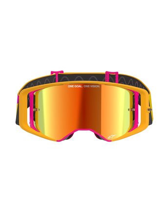 Alpinestars Ajolasit Supertech CORP Keltainen/Pinkki Punainen peili