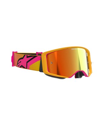 Alpinestars Ajolasit Supertech CORP Keltainen/Pinkki Punainen peili