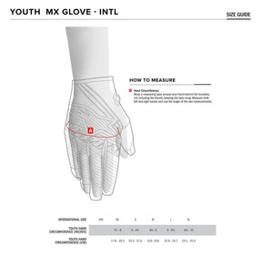 Alpinestars Youth Radar Gloves Red