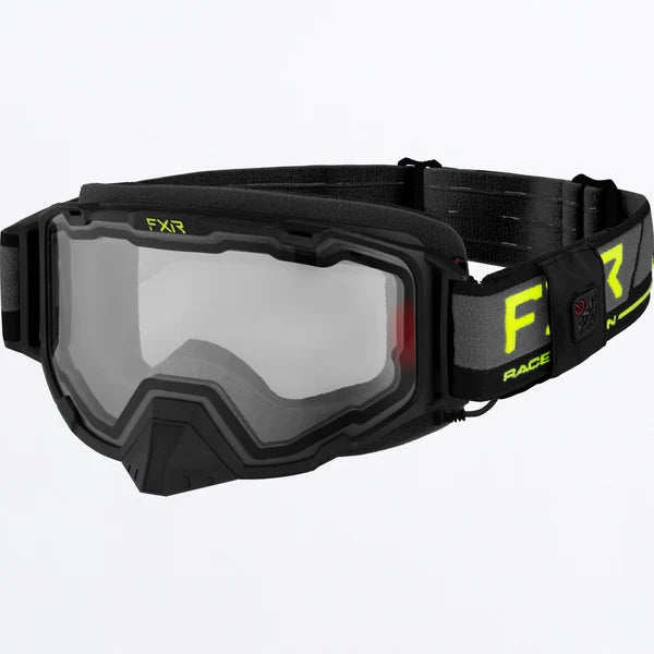 FXR Maverick Cordless electric Goggle Hi Vis/B