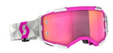 Scott Goggle Fury Jorge Prado 61 ED white/pink pink chrome works