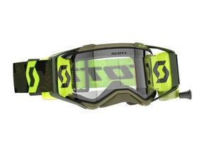 Scott Goggle Prospect Super WFS kaki green/neon yellow clear works