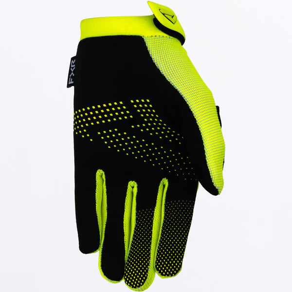 FXR Kids Reflex MX Glove  HiVis/Black
